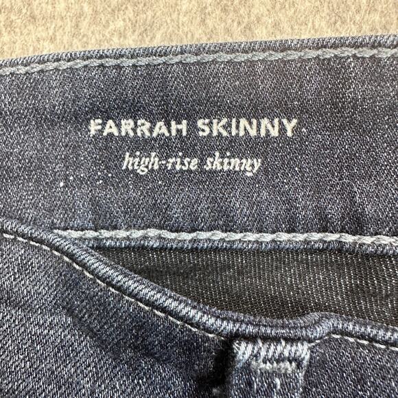 Adriano Goldschmied Jeans WMNS 29R Blue Basin Farrah Skinny Stretch High Rise - Picture 6 of 12